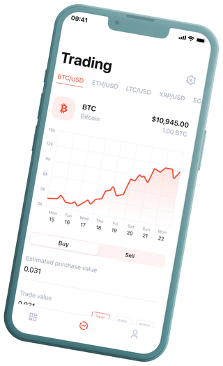 Pantalla de la plataforma de trading automatizado de criptomonedas de Recia Haberanza